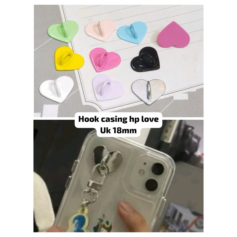 HOOK HP LOVE WARNA / (SHAIRO) HOOK HANDPHONE / HOOK LOVE GOLD / HOOK LOVE SILVER