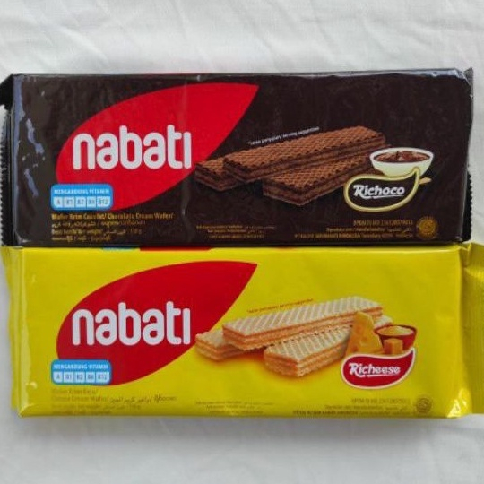 

grosir snack murah 10 pack nabati wafer 110 gram mix rasa coklat dan keju