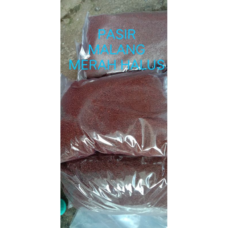 Pasir malang merah halus