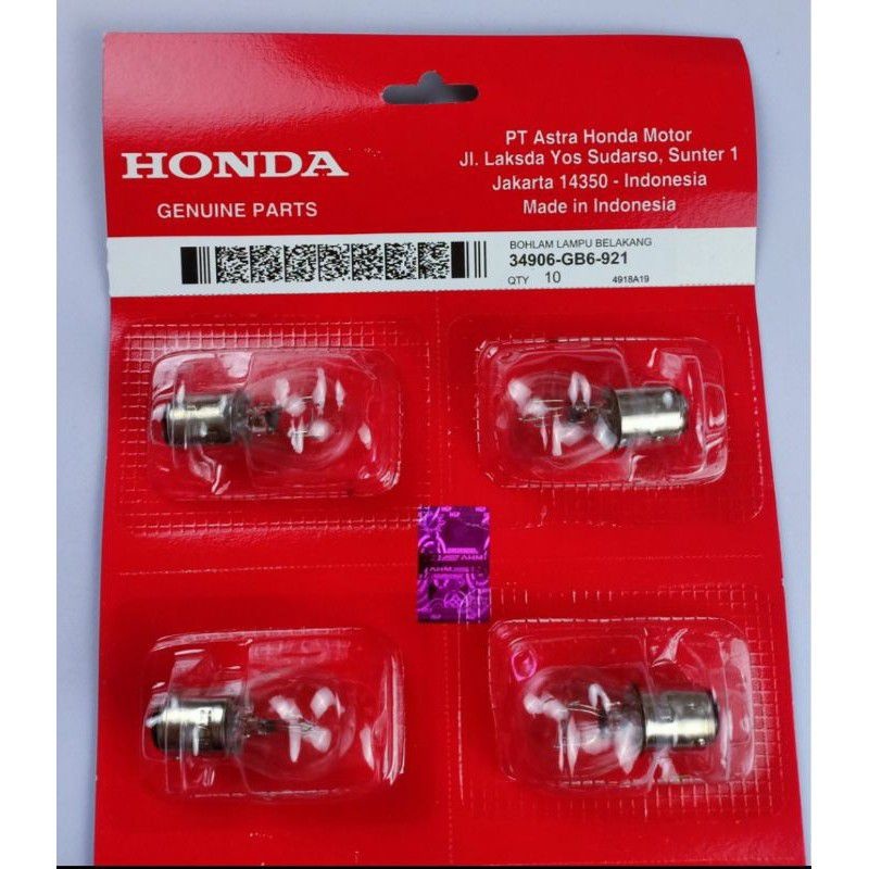 Bohlam Belakang Bohlam stop Honda (GB6)