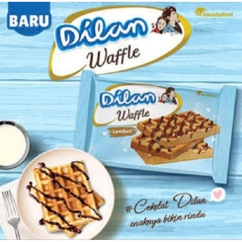 

Dilan waffle lembut perbox isi 12 sachet @ 16 gr