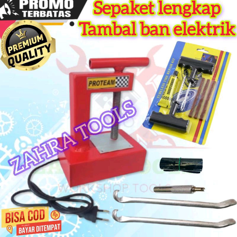 SEPAKET HEMAT Alat Tambal ban listrik Alat tambal ban elektrik DENGAN ELEMEN PEMANAS