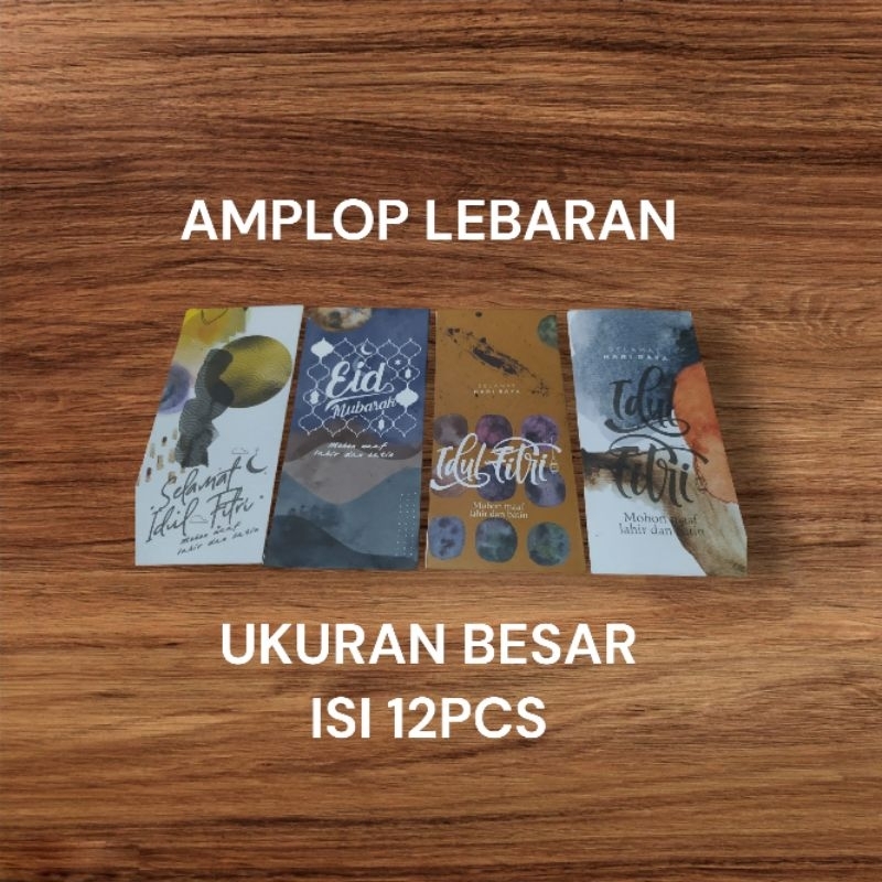 

Amplop Lebaran Karakter Besar Uang Tanpa Lipat isi 12pcs Mix