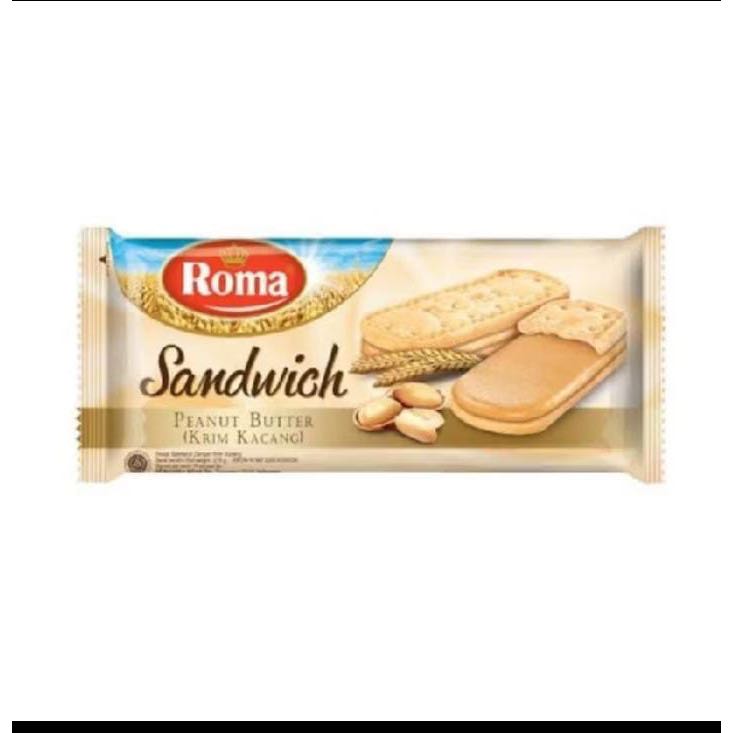 

Roma sandwich chocolate dan peanut