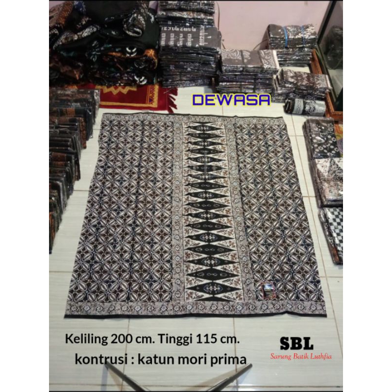 Sarung Batik Kain Katun Mori Prima