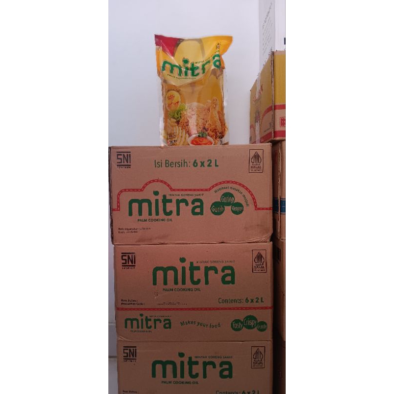 

Minyak goreng MITRA pouch 2 ltr