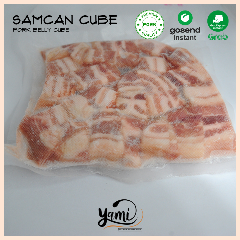 

[YAMI] Samcan Cube Pork Belly Korean BBQ 500g