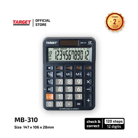 

TBMO KALKULATOR TARGET MB-310 CHECK&CORRECT