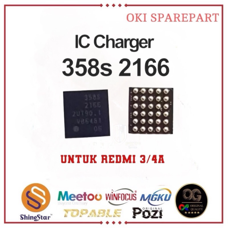 IC Cas 358S 2166 Redmi 4A/3 Original Tested