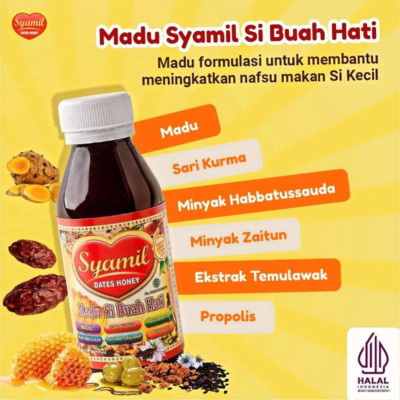 

Syamil Dates Honey Madu Lengkap Si Buah Hati