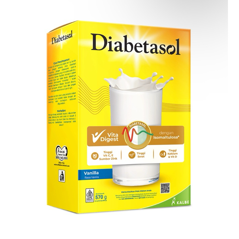 

Diabetasol Susu Bubuk Dewasa Vanilla 570 gram