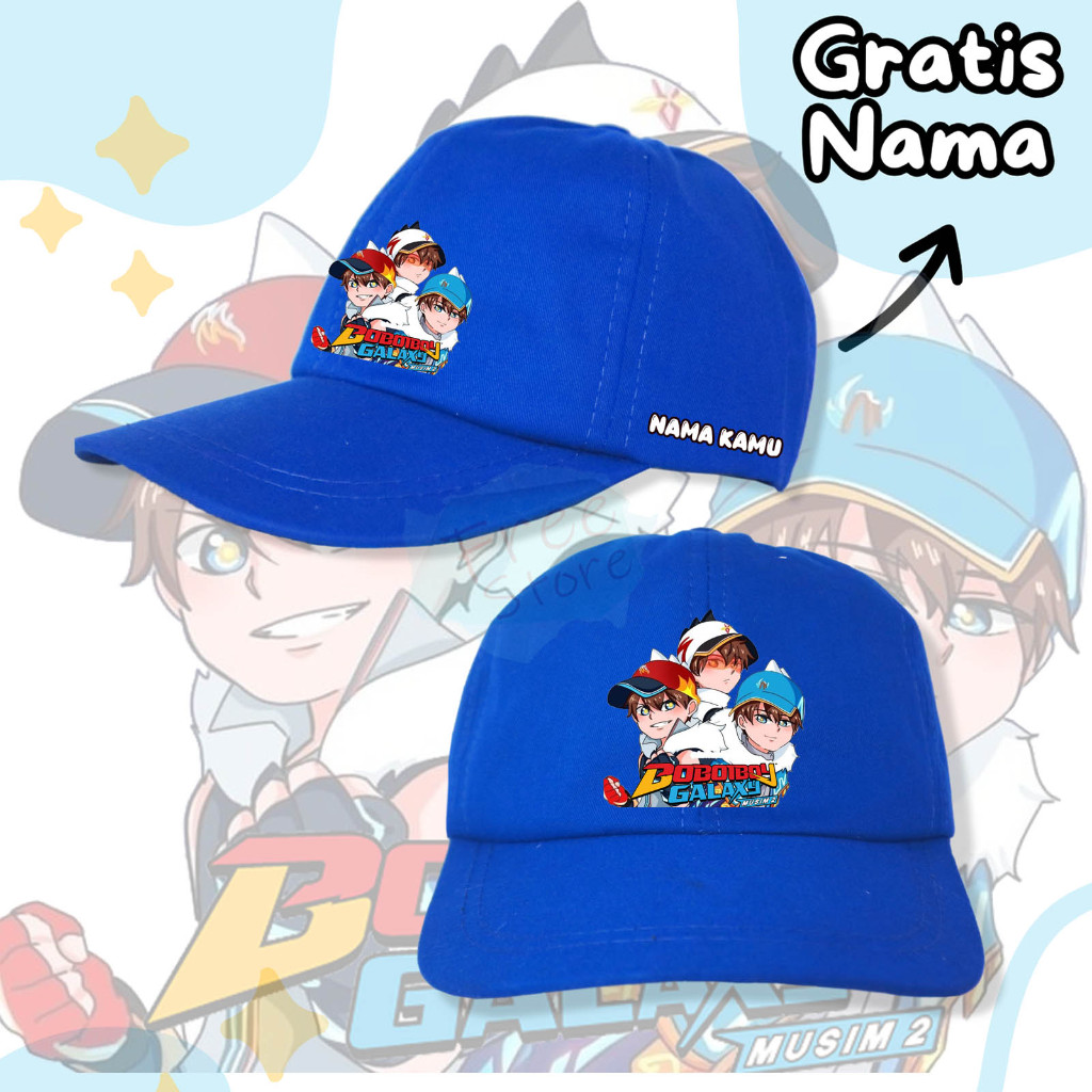 Topi Baseball Anak BOBOIBOY GALAXY Musim2 / Topi Anak Boboboy Fusion Terbaru