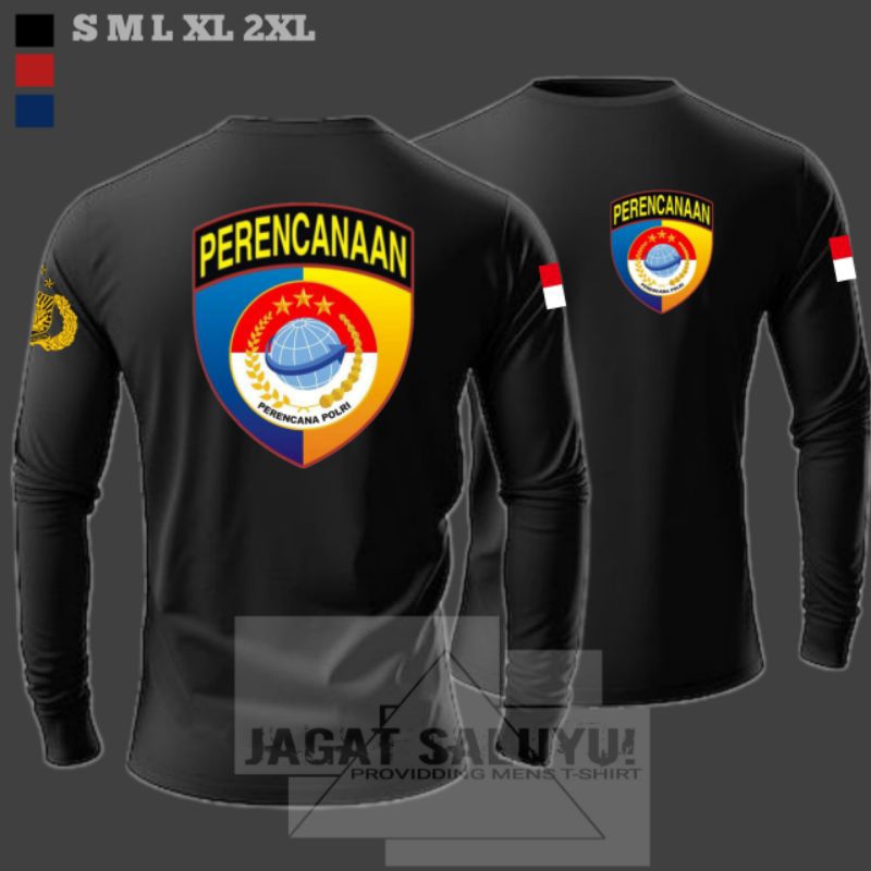 Perencana polri kaos perencana polri lengan panjang