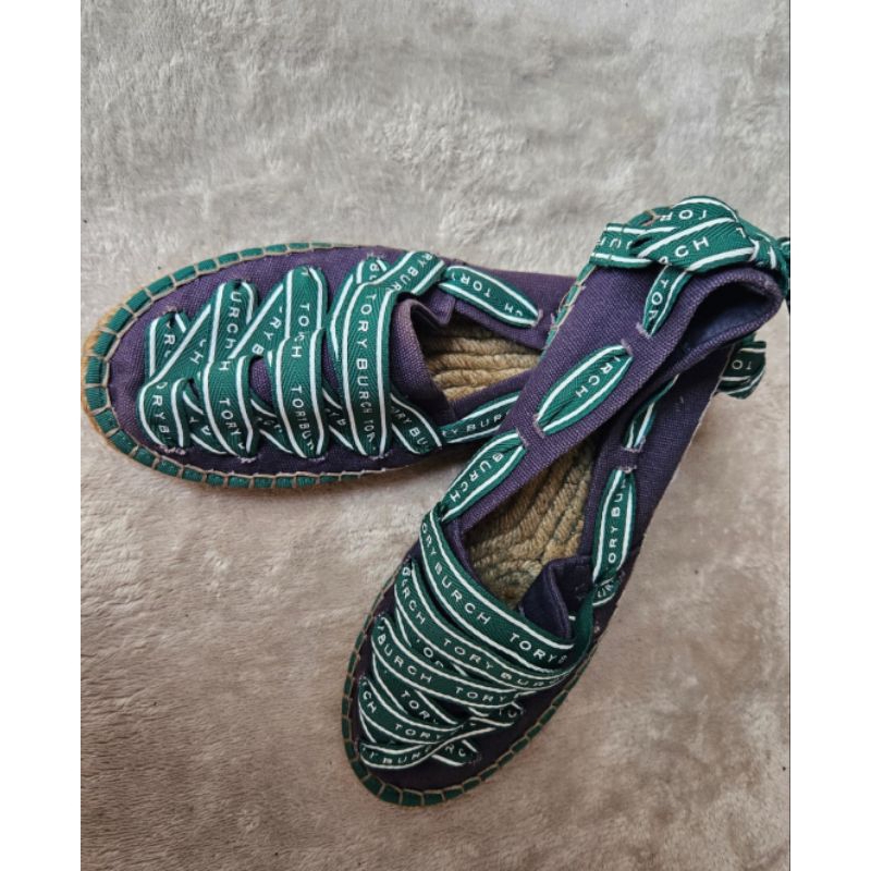 preloved flatshoes TORY BURCH 100% Ori