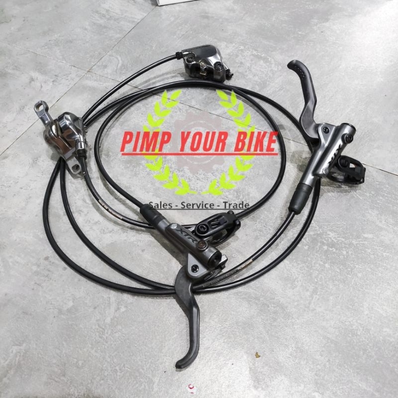 Brakeset Shimano XTR Carbon M9100 XC Post Flat Mount 2 Piston Brake