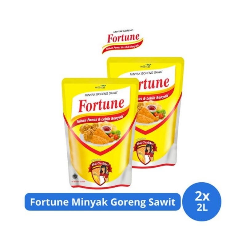 

MINYAK GORENG FORTUNE 2 LITER 2PCS PAKET HEMAT