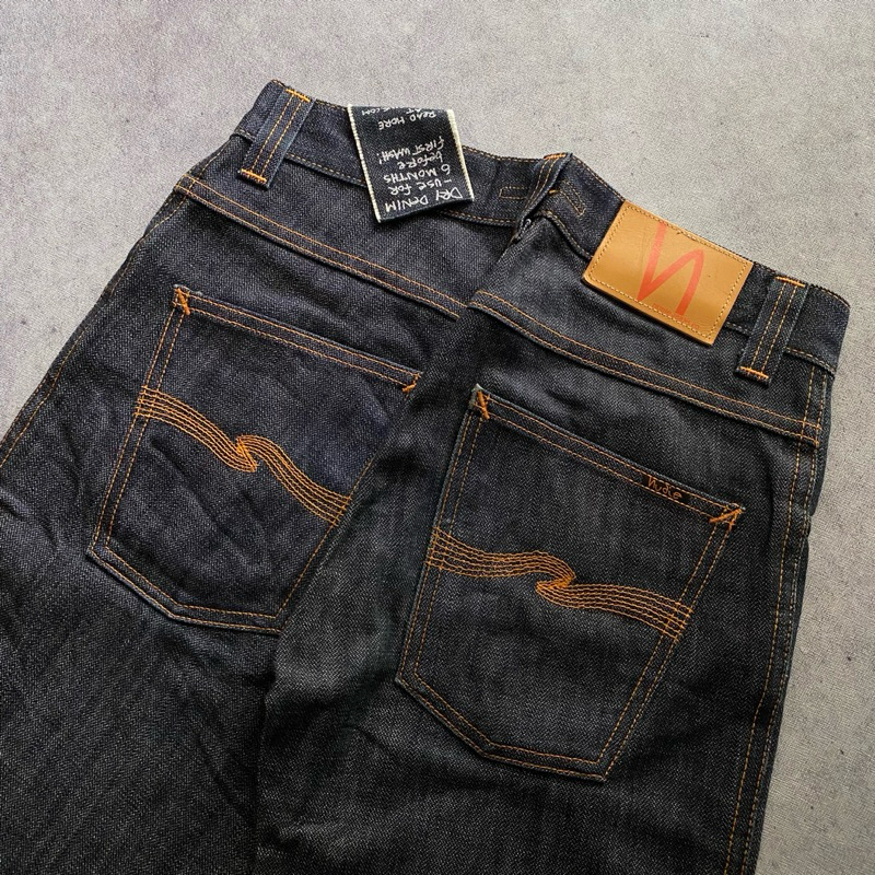 JEANS NUDIE SLIM JIM DRY BROKEN TWILL