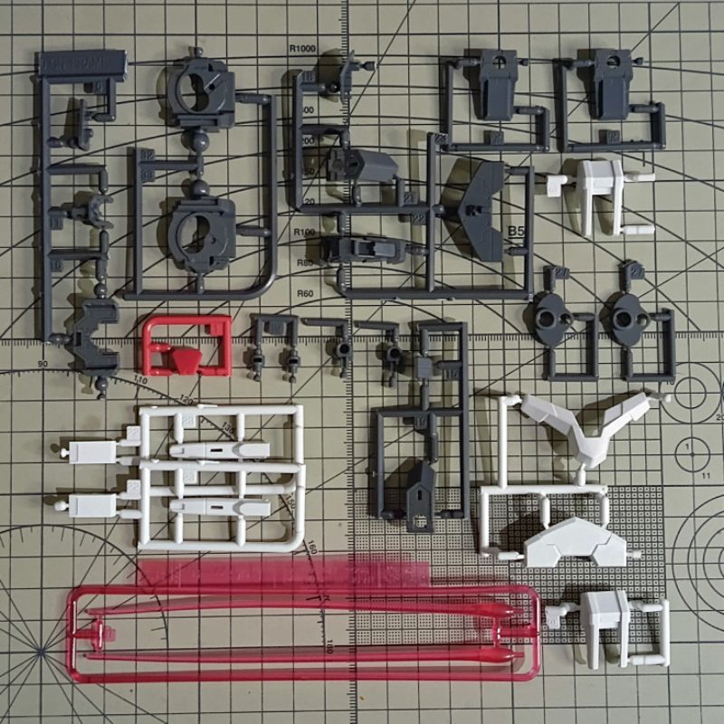 BANDAI MG 1/100 MASTER GRADE GUNPLA GUNDAM OO 00 XN RAISER/SEVEN SWORD PART PARTS WAIST & WEAPON BEA