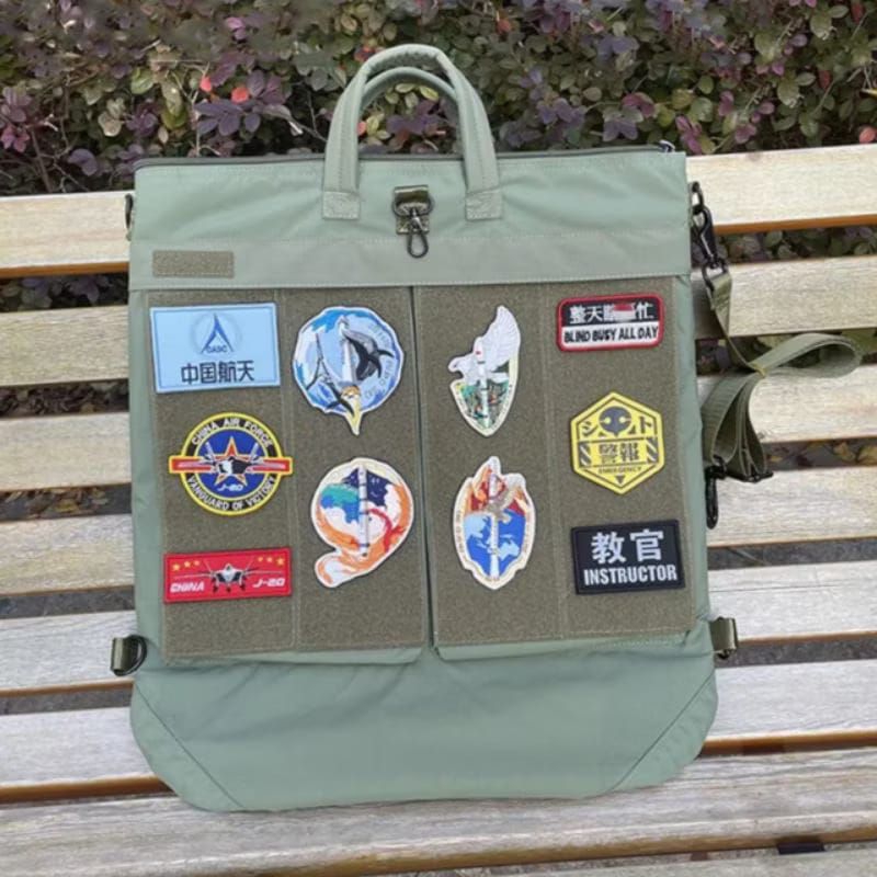 Pilot Helmet tote bag tactical military tas helm pilot tas serbaguna