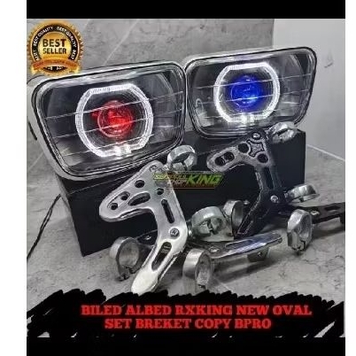 Lampu depan RX king plus biled RX king set BREKET b.pro Fulset kualitas terbaik