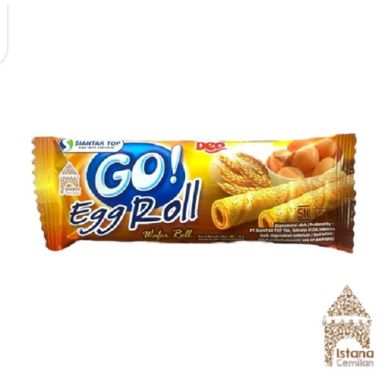 

Go Egg Roll Wafer Rolls 1 Box Isi 24 PCS Termurah