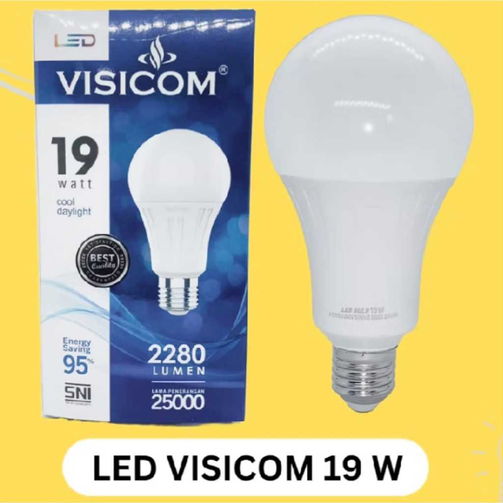Visicom Led 19 watt, Lampu Led Bulb Garansi 1 Tahun