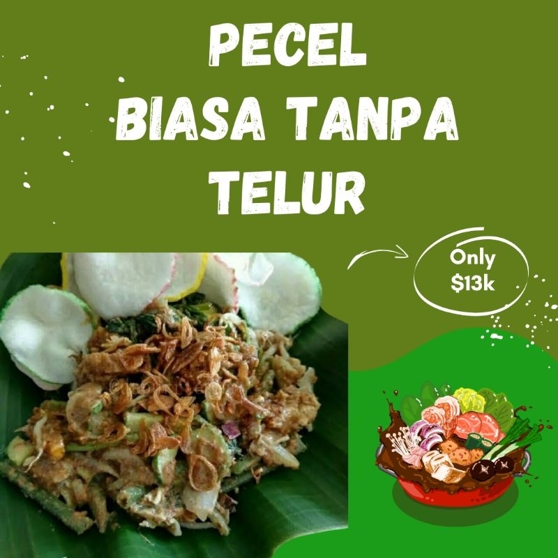 

Pecel Biasa Tanpa Telur