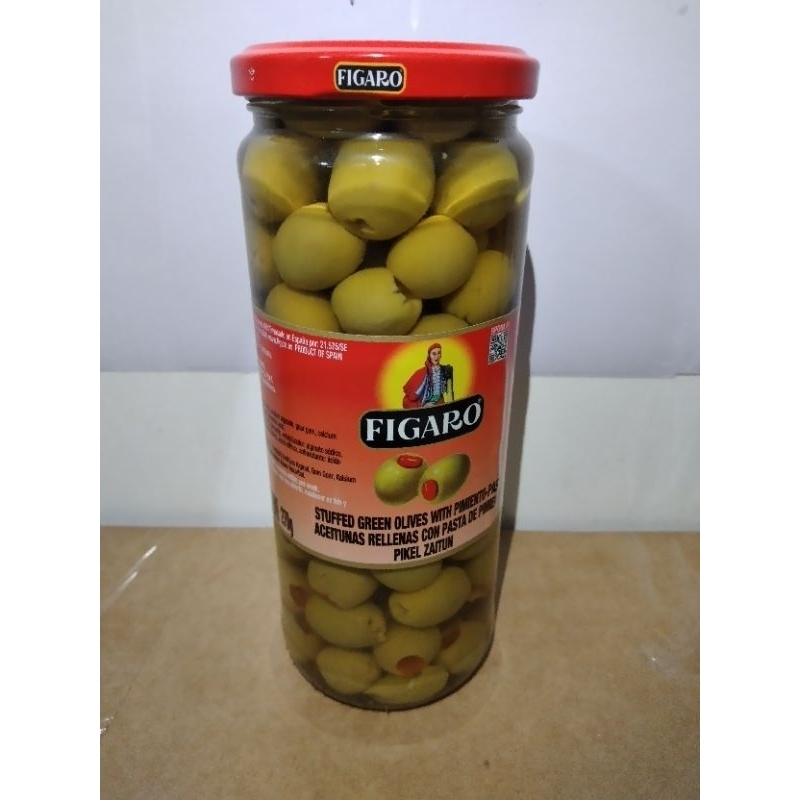 

figaro stuffed green olive pimento paste 450 gr