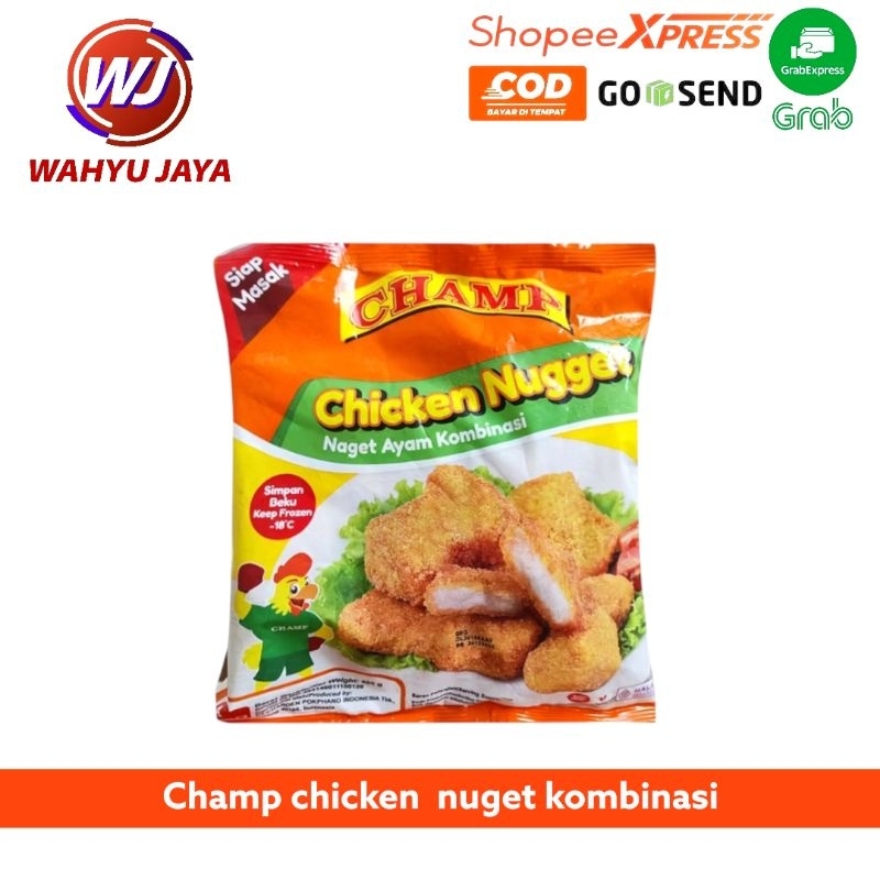 

Champ chicken nuget combinasi 225gram