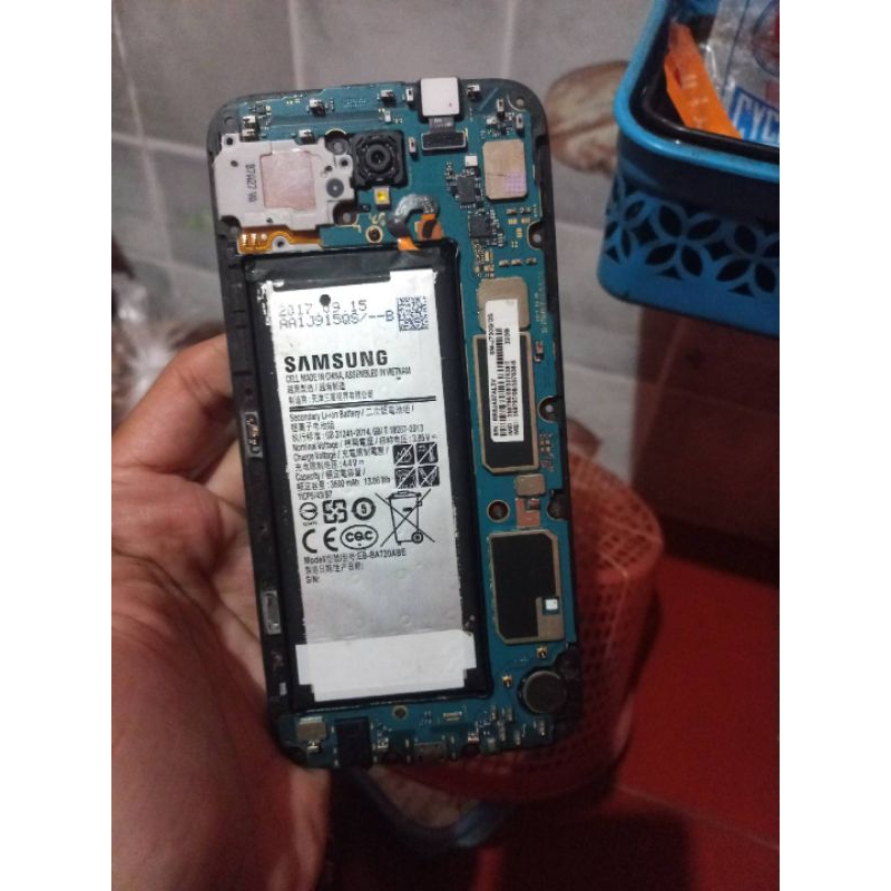 mesin samsing j7 pro matot segel