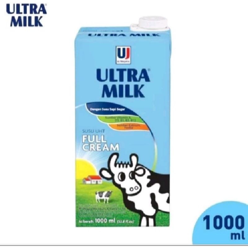 

susu ultra full cream 1 liter