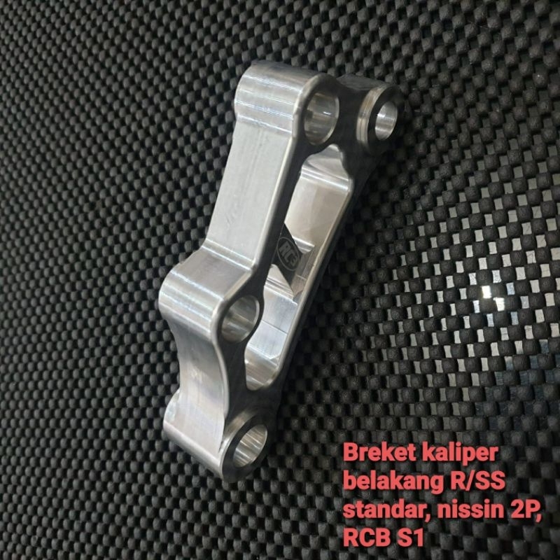 breket kaliper pegangan dudukan pala babi belakang ninja 150 S RR standar nisdin 2P RCB S1