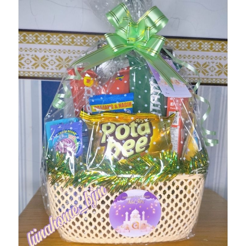 

parcel cantik hari raya lebaran 2025 isi snack