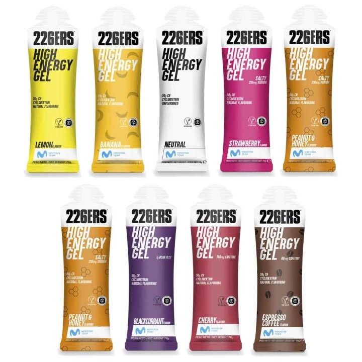 

226ERS Energy Gel High Energy Gel With Carbohydrates 76gr