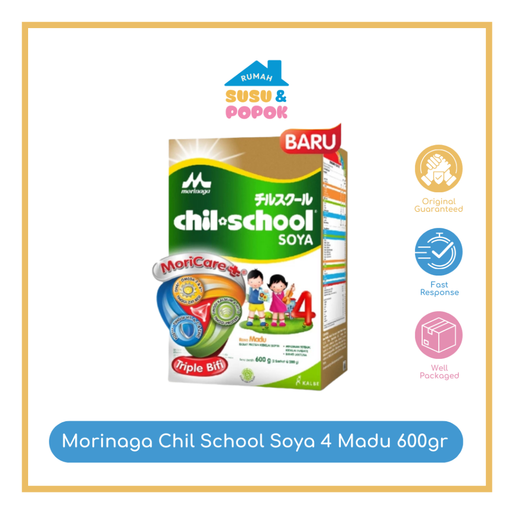 Morinaga Chil School Soya 4 Madu 600gr
