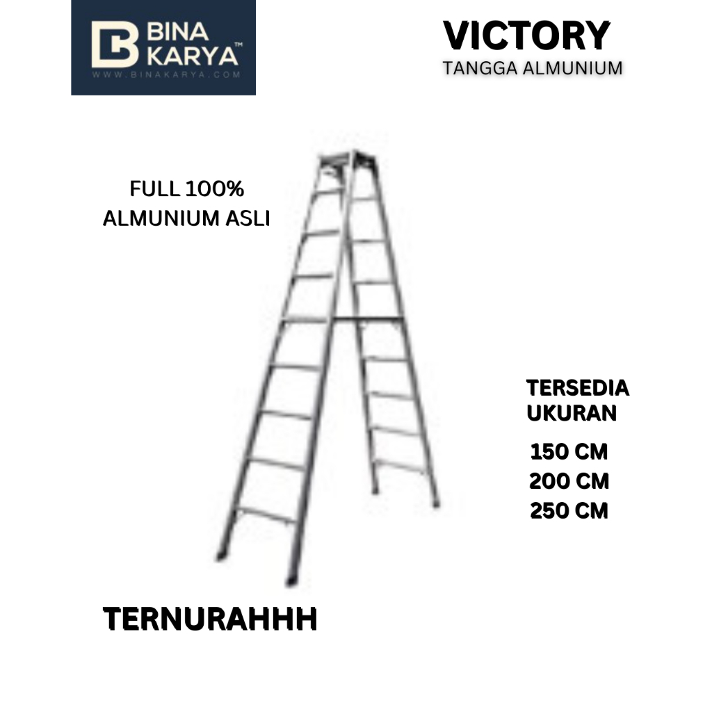 TANGGA LIPAT ALMUNIUM VICTORY/TANGGA MULTIPUNGSI/TANGGA LIPAT BINA KARYA