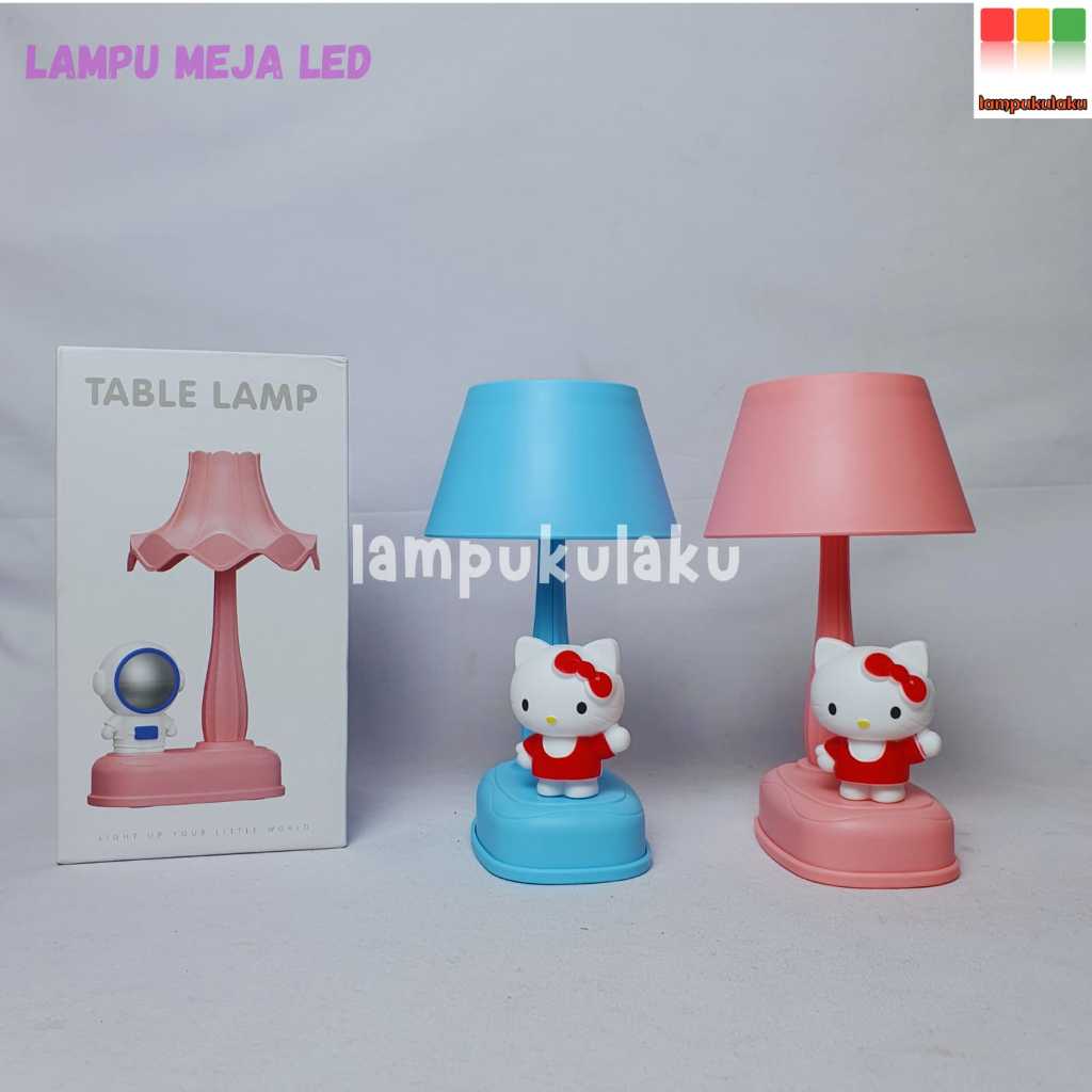Lampu Meja LED Table Lamp Hello Kitty