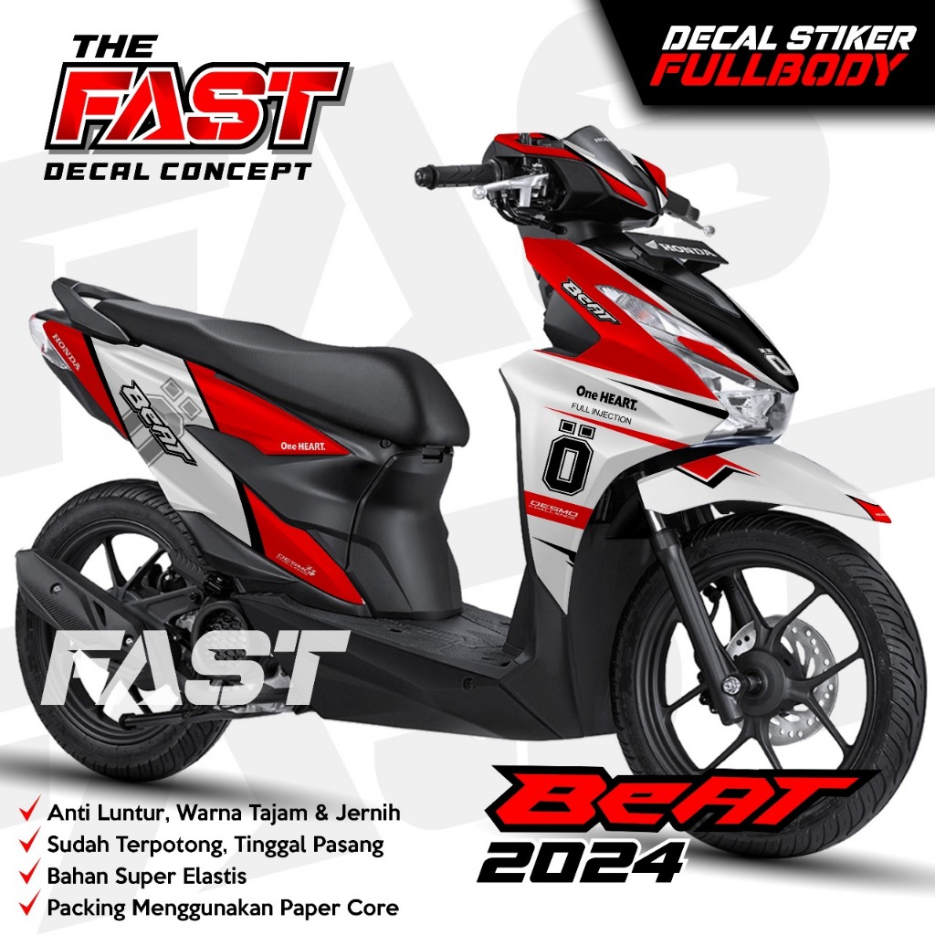 Stiker Dekal BeAT 2024 Fullbody OHLINS  TERBARU Decal Beat Street 2024 Fullbody Striping BeAT Street