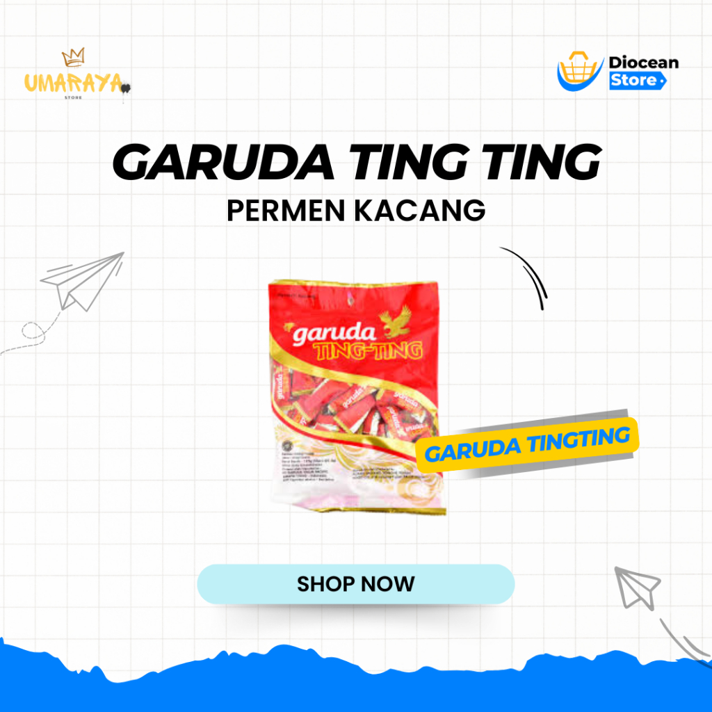 

Ting Ting Garuda Permen Kacang 125Gr