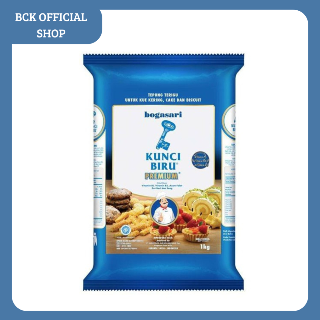 

Tepung Terigu Kunci Biru 1Kg