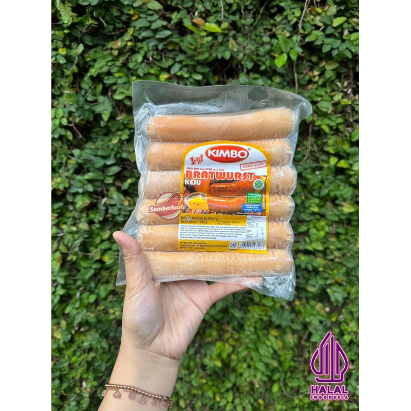 

KIMBO BRATWURSH KEJU | LADA HITAM isi 6
