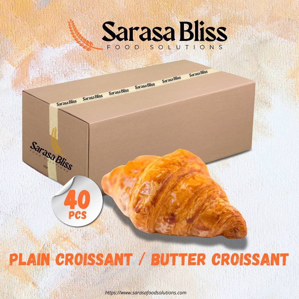 

PLAIN CROISSANT / BUTTER CROISSANT LARGE SIZE ISI 40 PCS