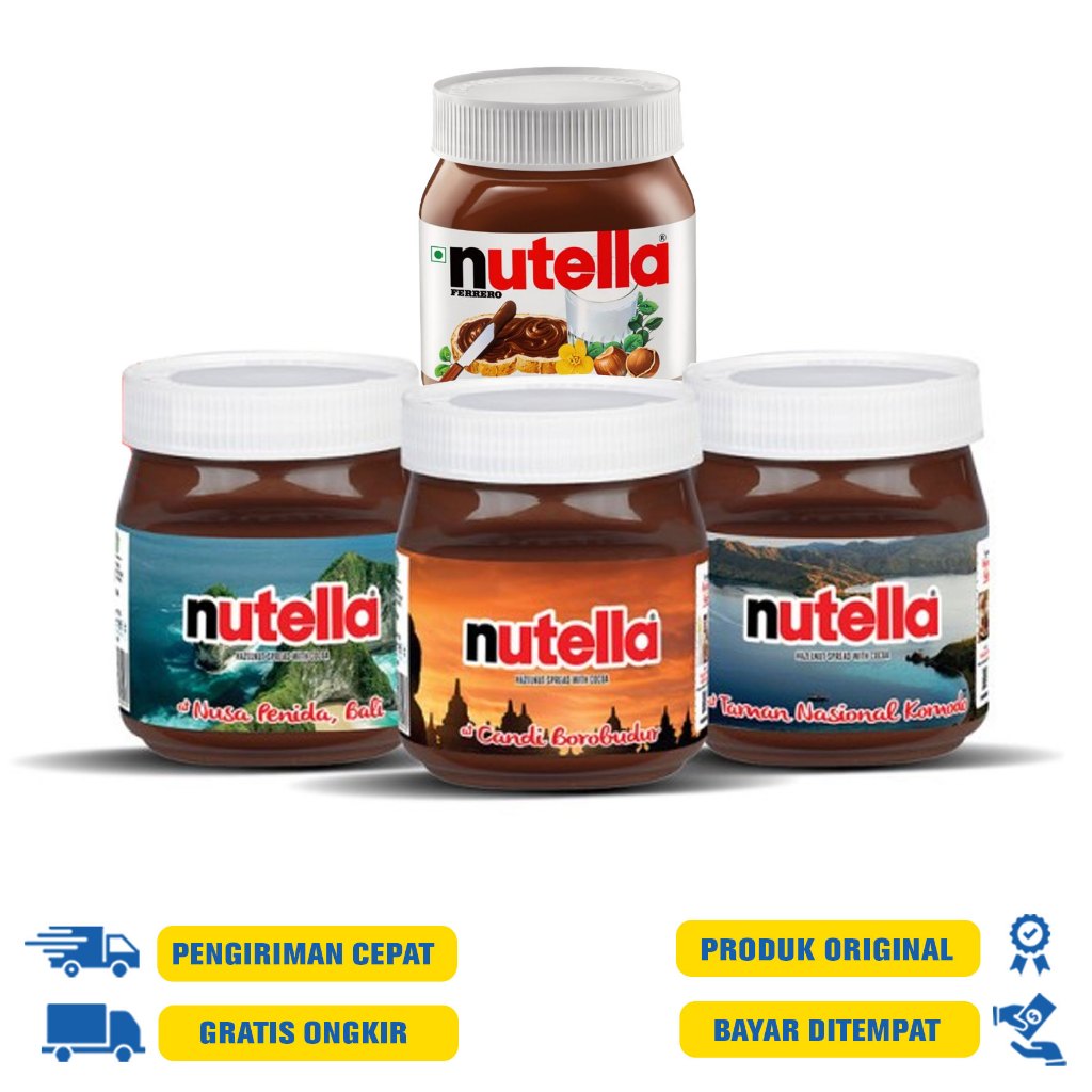 

Nutella Hazelnut Spread Selai Cokelat 200 | 350 G.R