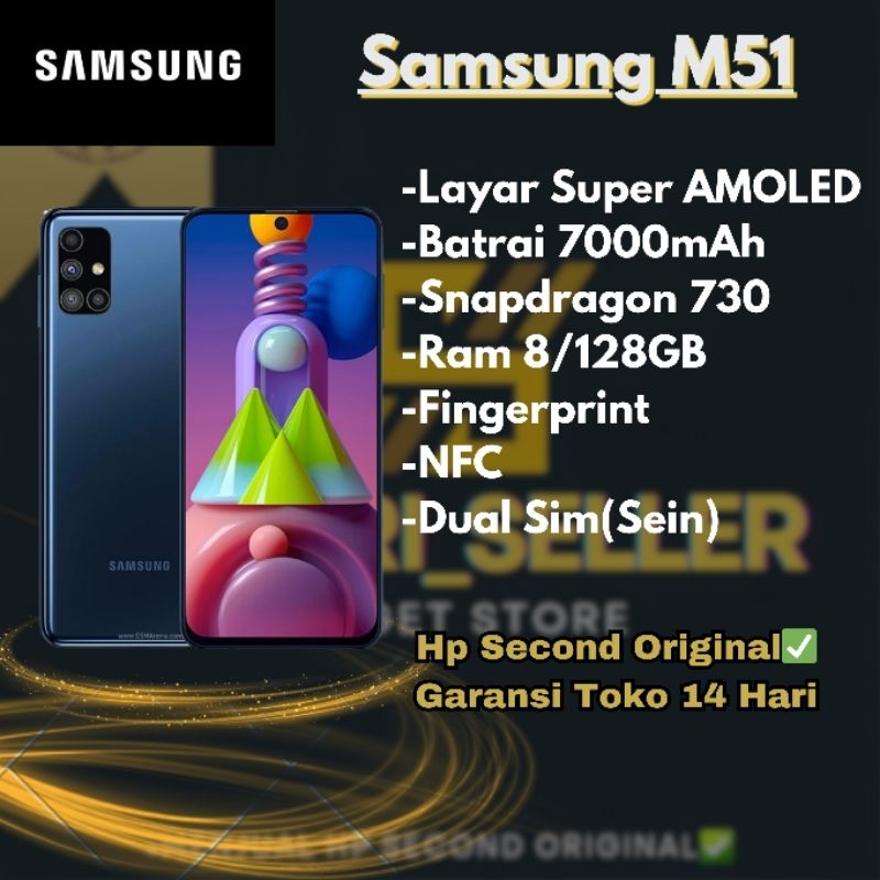 Samsung Galaxy M51 Second Ori Sein