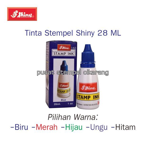 

Tinta Stempel Shiny Merah/Biru/Hitam/Ungu/Hijau