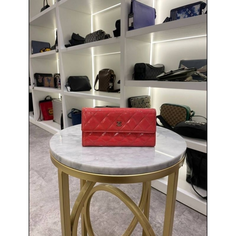 Chanel CC Pink Long Wallet
