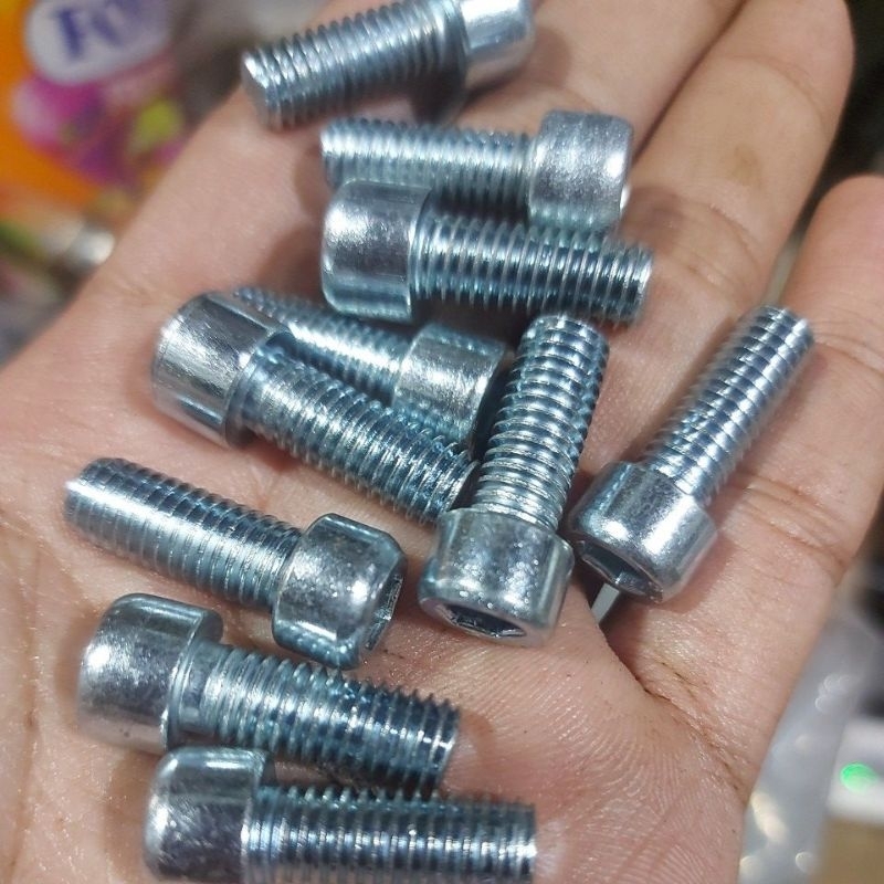 Baut Kunci L M8x20 Drat Kiri Baut Ulir Kiri M8x2cm Kunci L6