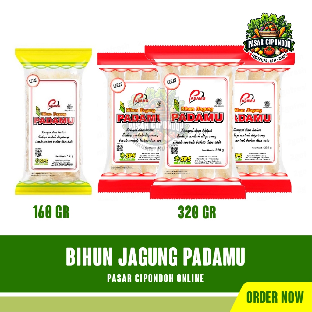 

Bihun Jagung Padamu 160 gram / 320 gram 1 pcs - Pasar Cipondoh Tangerang