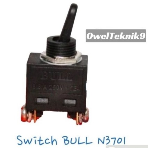 OwelTeknik9 - Switch Trimmer BULL N3701/Saklar Mesin Profil N 3701 BULL
