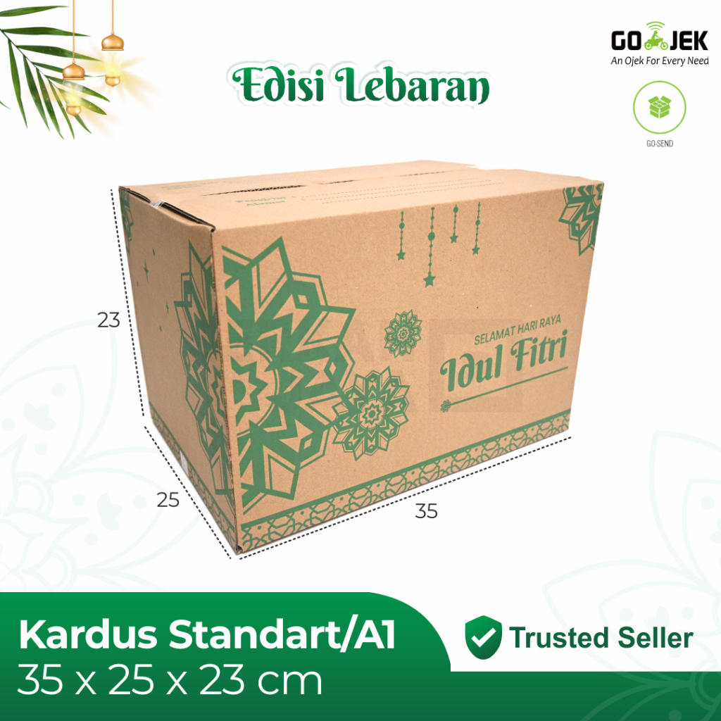 

PROMO Box Parcel 35x25x23 (Sedang) Kardus/Parcel/Parcell/Lebaran/Idul Fitri/Fitri/Eid Mubarak/Ied/Eid/Mubarak/box Paket Sembako 35 x 25 x 23 cm Coklat Bunga